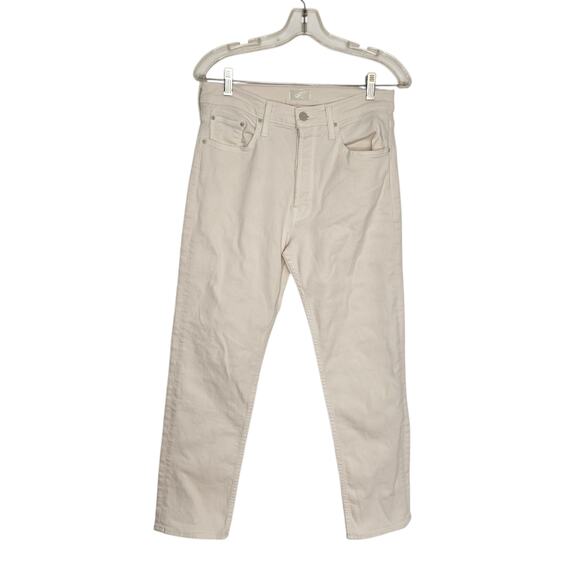 Mother The Tomcat Ankle Jeans Cream 30 - Picture 2 of 13
